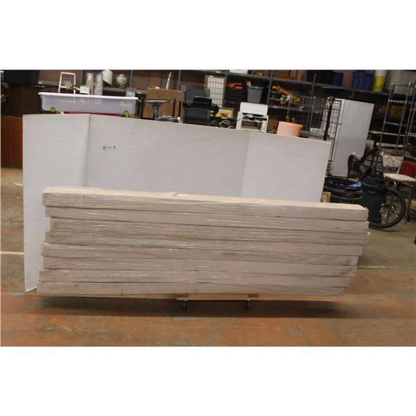 *(8) Boxes of Quick Plus Flooring - Walnut with Chocolate Stain - Approx 135 Square Feet