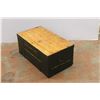 Image 4 : *Wooden Metal Storage Chest 30'' x 17'' x 13 1/4''