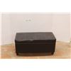 Image 1 : *Faux Leather Cushion Storage 38'' x 18'' x 17.5''