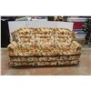 Image 1 : * Sears Floral Pattern Velour Cushion Couch 86'' x 40'' x 39''