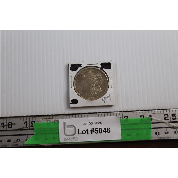 ^Antique 1921 90% Silver USA 1 Dollar Coin