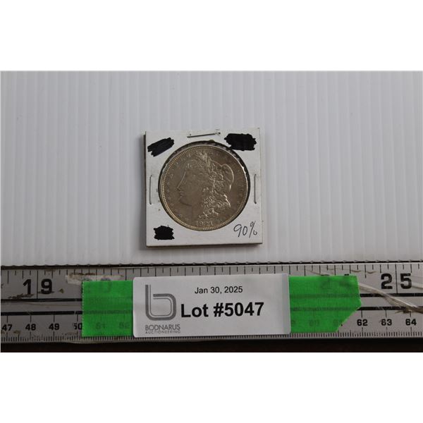 ^Antique 1921 90% Silver USA 1 Dollar Coin