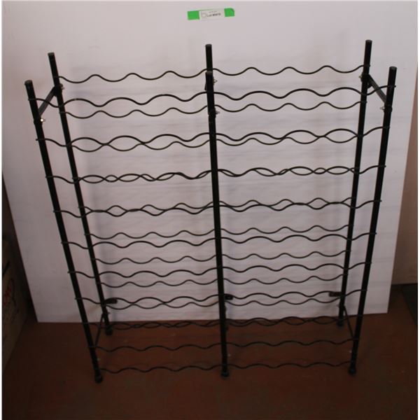 * Wall Mountable Wine Rack 40" x 32" x 9.5"