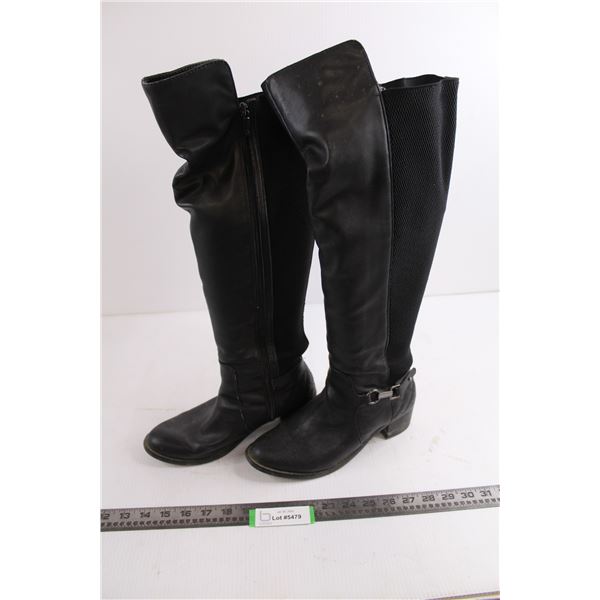 Pair of Women's Knee High Boots 9.5" Soul 20" Tall