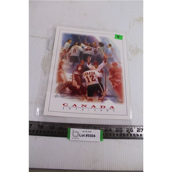 Team Canada 1972 - 1997 Paul Henderson 8" x 10" Poster