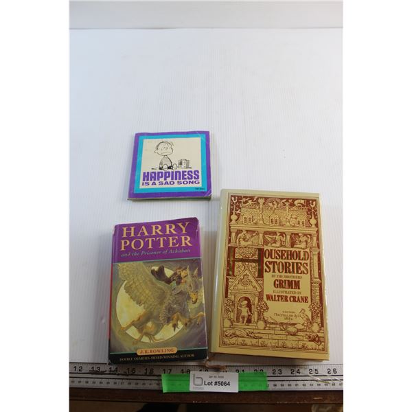 Harry Potter, Household Stories and Happiness is a Sad Song Books