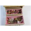 Image 4 : Wooden Jewelry Box and Earrings