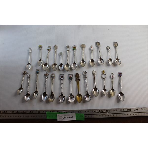 (25) Canadian Souvenir Spoons