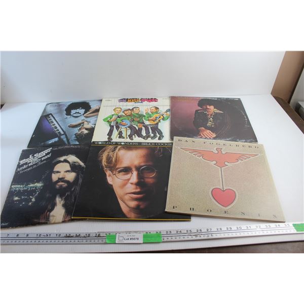 (6) Vinyl Records - The Irish Rovers, Burton Cummings and Den Fogelberg