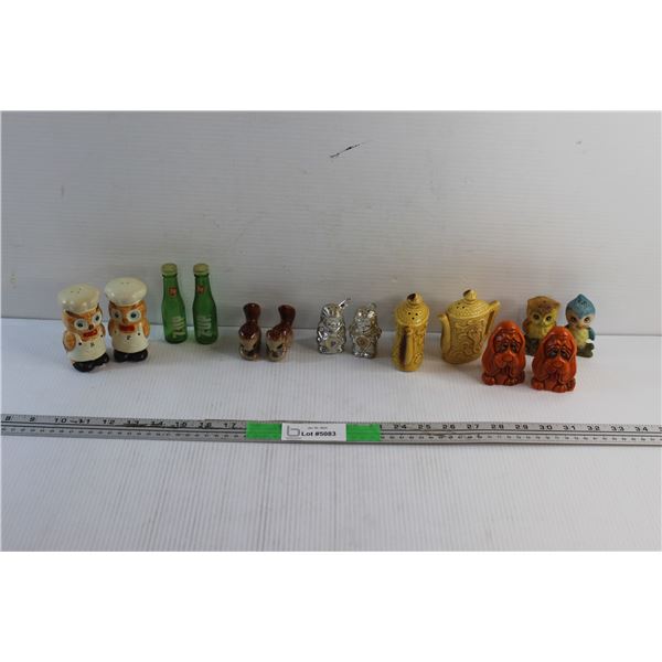 Assorted Salt & Pepper Shakers