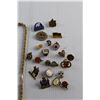 Image 2 : Brass Necklace and Canadian Shirt Pins