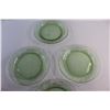 Image 3 : (4) Green Glass Dining Plates