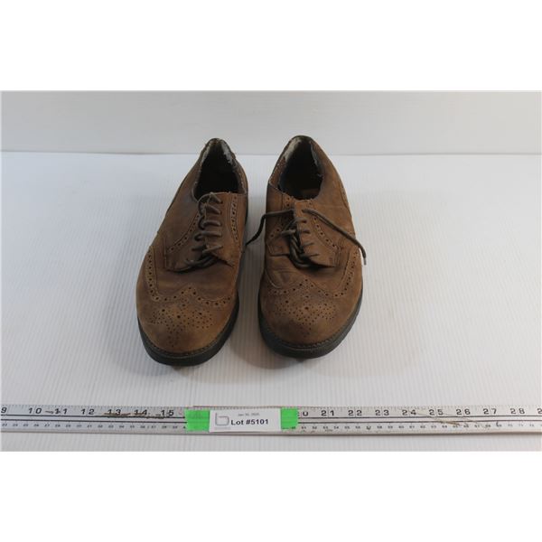 Suede Leather Shoes - Size 11 1/2