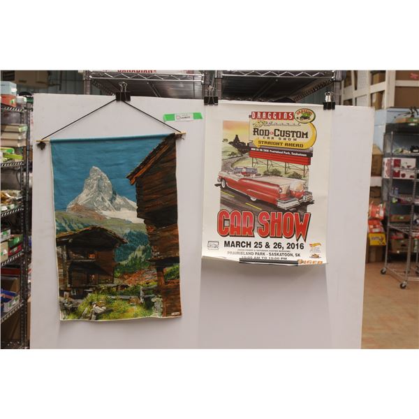 Swiss and Car Show Posters 24'' x 18''