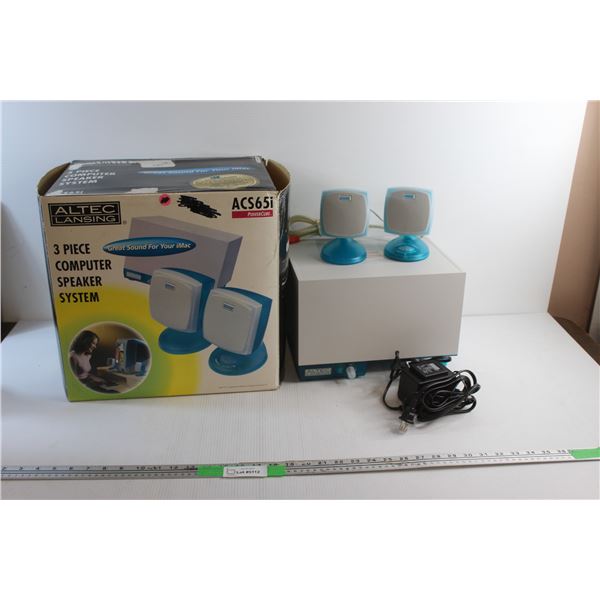 Altec Lansing 3 piece Computer Speaker System - New