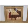 Image 2 : *Piano Artist Art Print 26'' x 30'' - Cracked Glass