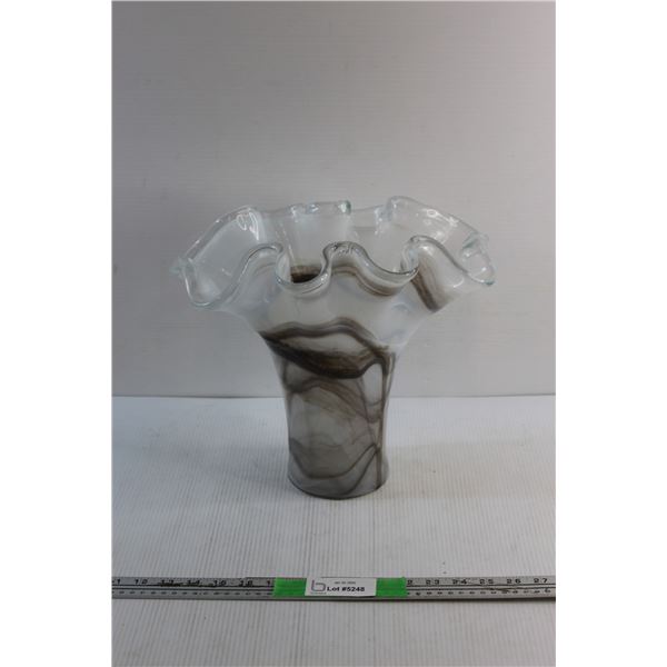 12'' Murano Art Glass Vase