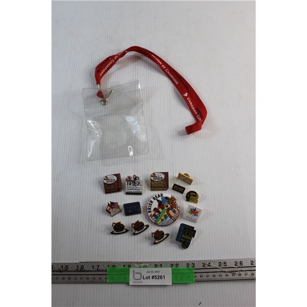 Assorted Canadian Shirt Pins