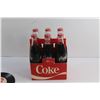 Image 6 : (6) Vintage Coca Cola Bottles - Sealed and Portraits In Cold Vinyl Record
