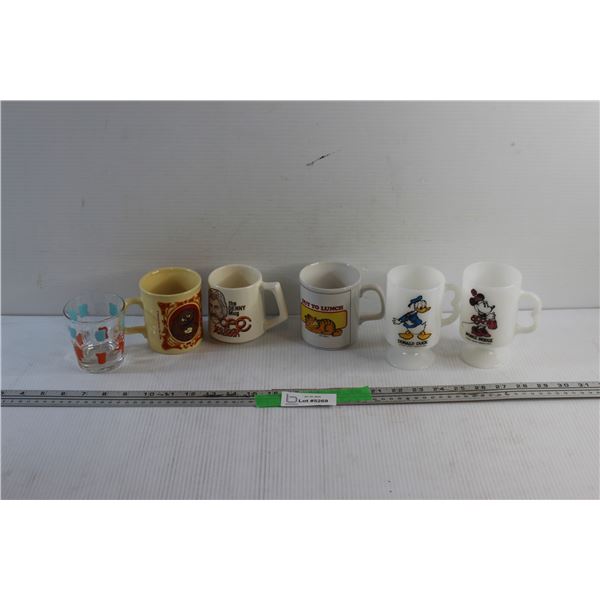 (6) Ceramic Mugs and Cups