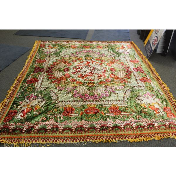 Embroidered Rug 100'' x 80''