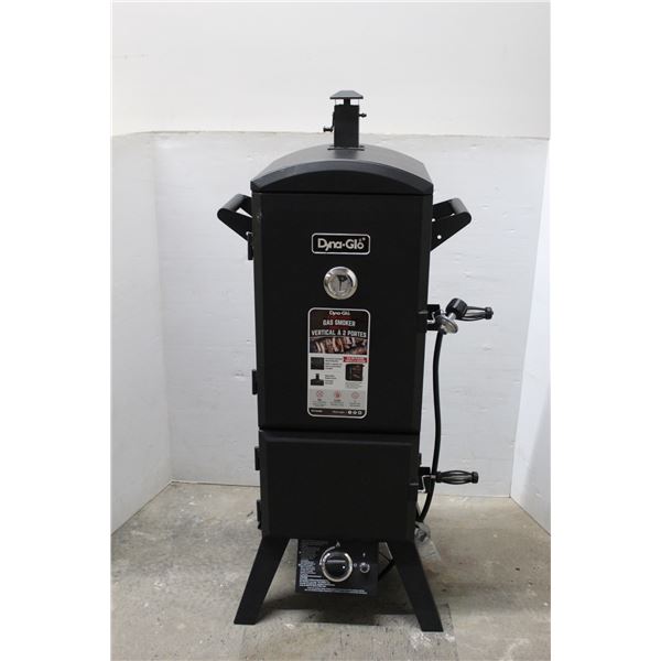 Dyna-Glo 2-Door Vertical Gas Smoker with Seasoning Blend (NEW) - 53.5T x 23W x 15.5 - This Item was