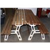 Image 5 : PICNIC TABLE CONVERTIBLE TO TWO BENCHES