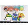Image 1 : LOT OF THE SIMPSONS COLLECTIBLE KEYCHAINS