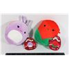 Image 1 : TWO NEW SQUISHMALLOWS STUFFED TOYS