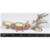 Image 1 : SMALL COLLECTIBLE ANIMALS SOME BRASS