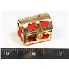 Image 1 : SMALL BRASS TREASURE CHEST