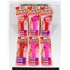 Image 1 : BOX OF HAPPY VALENTINE'S DAY PEZ DISPENSERS 1996