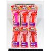 Image 1 : BOX OF HAPPY VALENTINE'S DAY PEZ DISPENSERS 1996