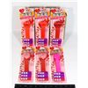 Image 1 : BOX OF HAPPY VALENTINE'S DAY PEZ DISPENSERS 1996