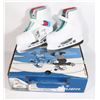 Image 1 : BRAND NEW LIL' ANGEL BAUER GIRLS SKATES SIZE 10-11