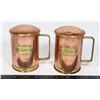 Image 1 : SET OF COPPER SALT AND PEPPER SHAKERS