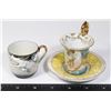 Image 1 : DRESDEN MARKED MINI TEACUP AND SAUCER