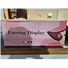 Image 2 : Freestanding Rustic Brown & Black 5 Tier Earring / Jewelry Display