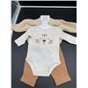 Image 3 : Rococo 3M 3pcs-sweater, bodysuit & pants