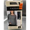 Image 1 : Tahari Ribbed Cotton Long Sleeve T-shirt (XXL) 2pk