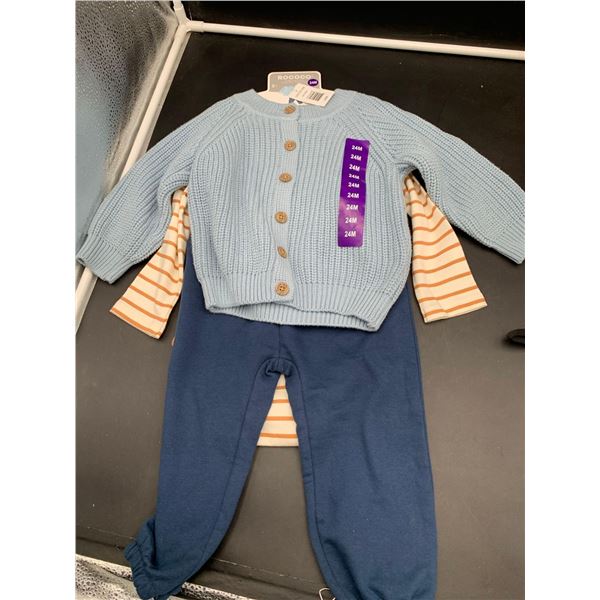 Rococo 3pc (24m) Outfit-Cardigan, bodysuit & pant