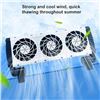 Image 1 : Aquarium Cooling Fans, Aquarium Fish Tank Fan Chillers, Aquarium Water Cooling Fan, Adjustable Fish 