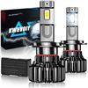 Image 2 : kwhvoiy H7 LED Headlight Bulbs,700% Brighter 24000LM 6500K Cool White LED Headlamp,High and Low Beam