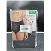 Image 1 : Jones New York Seamless Brief (XL) 5pk, Black