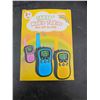 Image 3 : AILUKI 3pcs Walkie Talkie Kids Toys 4KM Range Radio 8 Channels 10 Ringtones with Flashlight LCD Disp