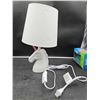 Image 2 : Simple Designs LT1078-PNK-LB 15.5" Sparking Glitter Unicorn Table Lamp for Kids Room, Nursery, Livin