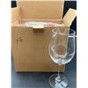 Image 1 : 19 Ounce Plastic Stem Wine Glasses, set of 6