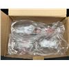 Image 2 : 19 Ounce Plastic Stem Wine Glasses, set of 6