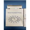 Image 3 : Solar Fountain Pump, Solar Fountain Pump 2.8W - Lot of 2