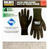 Image 3 : BBH Winter Work Gloves, 2 Pairs, Medium Size, Superior Grip - Lot of 2